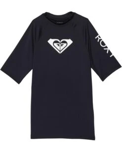 Roxy Kids Whole Hearted Short Sleeve Rashguard (Big Kids) | Swimwear