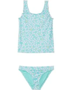 Roxy Kids Teenie Ditsy Tankini Set Swimsuit (Toddler/Little Kids/Big Kids) | Swimwear