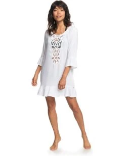 Roxy Goldy Soul Long Sleeve Cover-Up Dress | Swimwear -Closet Daily Shop 61MLUoHmWHL. AC SR736920