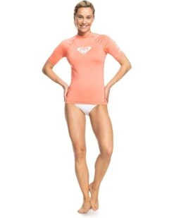 Roxy Whole Hearted Short Sleeve Rashguard | Swimwear