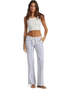 Roxy Oceanside Yarn-Dye Pants -Closet Daily Shop 71 lTnBXS3L. AC SR736920
