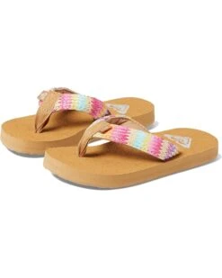 Roxy Kids Porto Raffia (Little Kid/Big Kid) | Sandals
