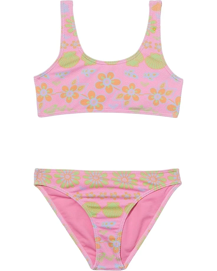 Roxy Kids Beach Day Together Bralette Swimsuit Set (Toddler/Little Kids/Big Kids) | Swimwear 3 Roxy Kids Beach Day Together Bralette Swimsuit Set (Toddler/Little Kids/Big Kids) | Swimwear