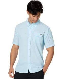 Salty Crew Sailfin Short Sleeve Perforated Woven | Shirts & Tops