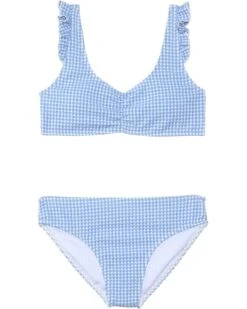 Roxy Kids Check Me Out Bikini Set (Big Kid) | Swimwear