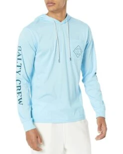 Salty Crew Tippet Pocket Hood Tech Tee | Shirts & Tops