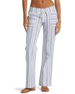 Closet Daily Shop 33 Roxy Oceanside Yarn-Dye Pants