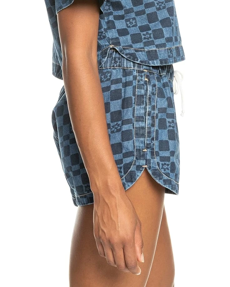 Roxy New Impossible Mid Waist Denim Shorts 5 Roxy New Impossible Mid Waist Denim Shorts - Image 3