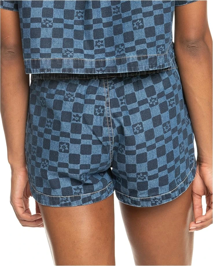 Roxy New Impossible Mid Waist Denim Shorts 4 Roxy New Impossible Mid Waist Denim Shorts - Image 2